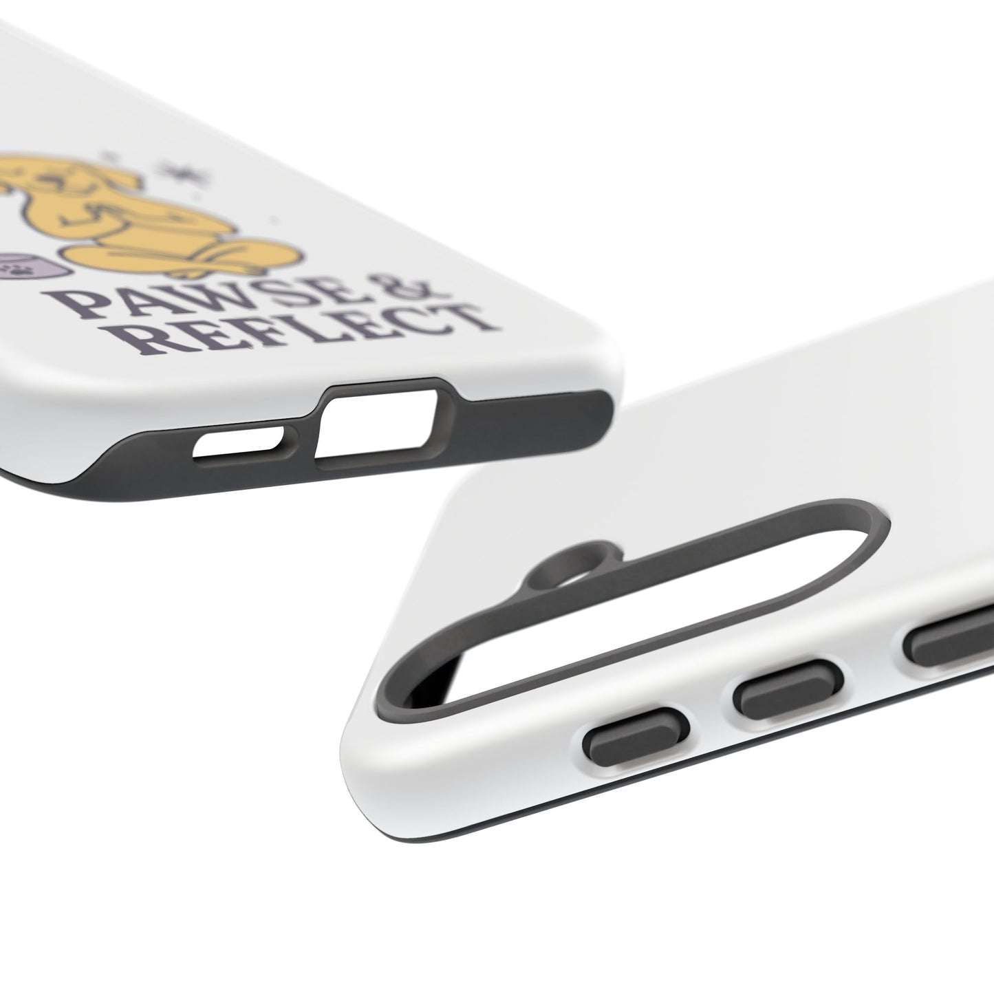 Pawse & Reflect Phone Case - Fun Dog Design for Pet Lovers