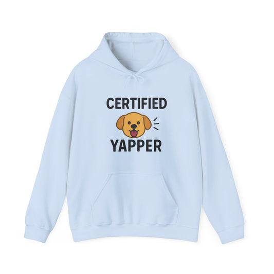 Dog Lover Hoodie "Certified Yapper" by Sunday Woof Club